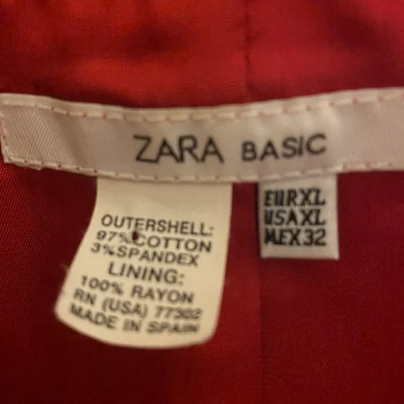 Zara Red Blazer - Picture 12 of 12